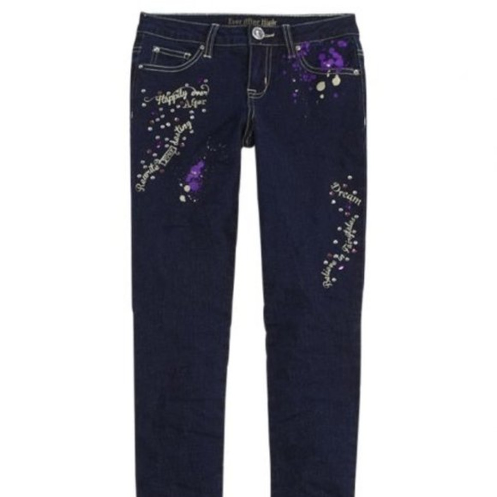 Justice Ever After High Skinny Jeans Sz 10R